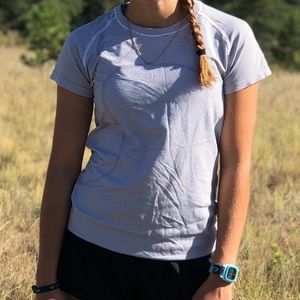 lululemon stripped athletic top